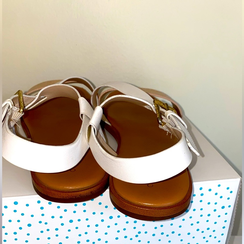 Cole Haan Findra Strappy White and Tan Women's Sandals Size 8 - Picture 6 of 13